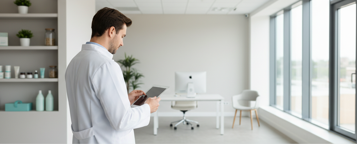 its good but can u show the doctor from back side. like busy in reading something.